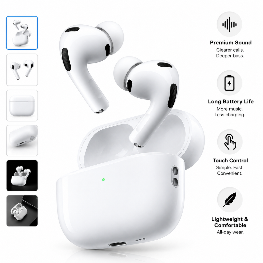 NEXVOLT Gen3 Wireless Earbuds with Charging Case